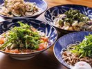 【リゾート内レストラン/蕎麦前 宮古】〆におすすめのキリッと冷やしたぶっかけそばです。