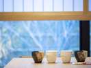 【サービス】ウェルカムドリンク(イメージ)珈琲・カフェラテ・抹茶ラテ・ココアをお選びいただけます。