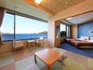【海側・オーシャンビュー】和洋室(トイレ付き※アウトバス)