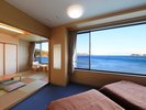 【海側・オーシャンビュー】和洋室(トイレ付き※アウトバス)