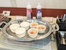 ヨーグルトやフルーツカクテルなどスイーツもご用意!