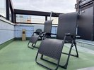 デッキチェア 天気が良い日には富士山がご覧いただけます!