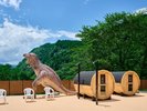 屋外にバレルサウナあり♪水着を着てご利用ください