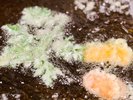 ライブキッチンでアツアツの天ぷら