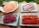 夕食バイキング提供のお刺身