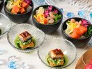 うなぎ重ね 冷製豆腐 〜たたきオクラと柑橘ポン酢〜 ※イメージ