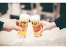 生ビールで乾杯!