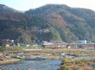 大自然庄川峡。