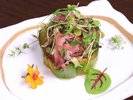 冬のめぐみ膳 鹿肉の低温ロースト