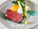 冬の特別会席 氷見牛炭火焼き
