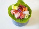 冬の基本会席 北陸の海の幸 五種盛り
