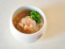 冬の基本会席 里芋饅頭 紅ズワイ蟹餡
