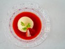 冬の基本会席 苺の自家製デザート