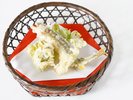 春の基本会席 若鮎の天ぷら