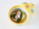 春の特別会席 桜鯛の道明寺蒸し