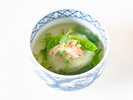 夏の特別会席 毛蟹と夏豆の真薯