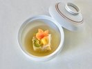 秋の基本会席 栗の飯蒸し