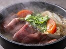 【特別会席】秋(2026年9月〜11月)台物 四万十牛と高知産フルーツトマトの牛鍋