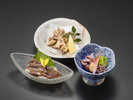 【事前予約料理】<3〜7月>ホタルイカ食べ比べ三種(酢味噌・沖漬け・天ぷら) ※5日前までのご予約
