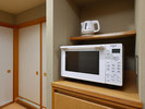 【特別室】電子レンジも完備しております。