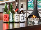 【別注飲料】青森の地酒も豊富にご用意しております。季節会席とのマリアージュをお楽しみください。