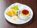 【ご夕食一例】「お子様ランチ」アイスやプリン、果物などお子様が好きな甘味をご用意いたします。