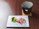 【ご夕食一例】「小川原湖牛サーロイン」青森県を代表するブランド牛をステーキにてご堪能ください。