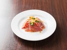 【ご夕食一例】「マグロと大根のサラダ」お口をさっぱりリセットするサイドディッシュ。