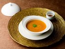 ディナー/蟹味噌入りのフカヒレスープ