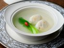 ディナー/蟹味噌入りいかの団子