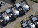 【グランピング外観】1棟ずつ塀で囲った完全プライベート空間 上空からのイメージ