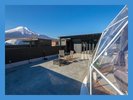 グランピング全室から富士山をご覧いただけます!