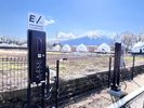 EV充電サービスも2台設置(有料)