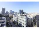 屋上庭園からは東京駅までが一望できます。