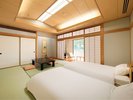 【和ベッドツイン】足の悪い方も楽々ご利用いただけます。