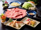 国産黒毛和牛すき焼きコース※写真のお肉は2人前です