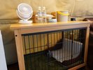 愛犬も大切なゲスト。専用アメニティと清潔なケージを備えた、おもてなしのドッグルーム。