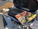 屋上で開放感あふれるBBQタイム