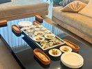大人数でもゆったり使える大きなテーブル!