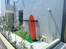 サーファーにうれしい、ボードスタンド常設