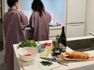 自然と会話が弾む、キッチン時間