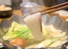 選べる料理(真鯛しゃぶしゃぶ)