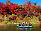 四万湖SUPツアー 紅葉