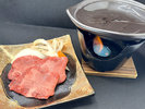 ・【別注料理】牛タンの陶板焼き