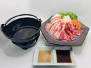 ・【別注料理】上州牛とやまと豚のしゃぶしゃぶ