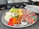 トレーラーハウスのBBQセット(2人前)※一例