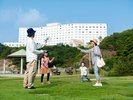 ホテルに隣接する小目津公園