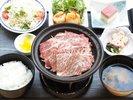 なぎビーフの陶板焼御膳