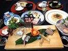 夏の献立です。仕入れの状況で内容が変わる事があります。