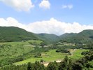 夏のテラスからの風景